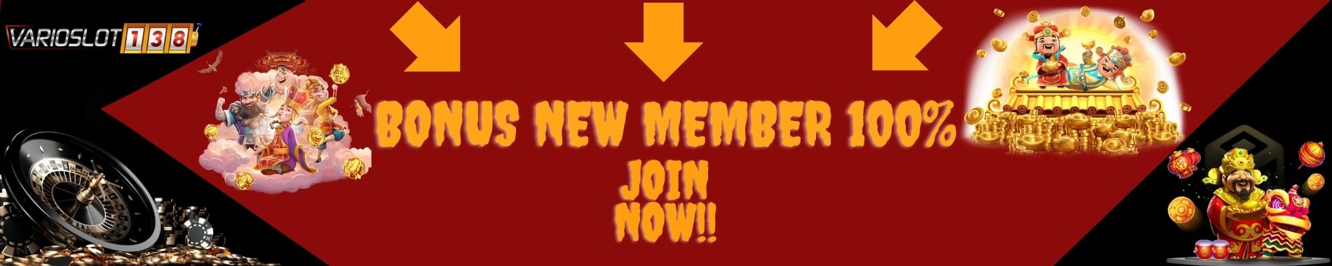 Bonus New Member 100% Varioslot138